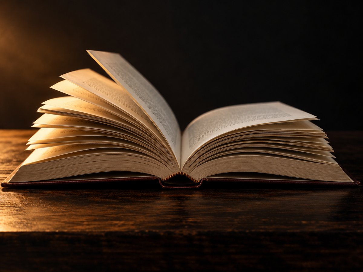 Les pages d’un livre ouvert